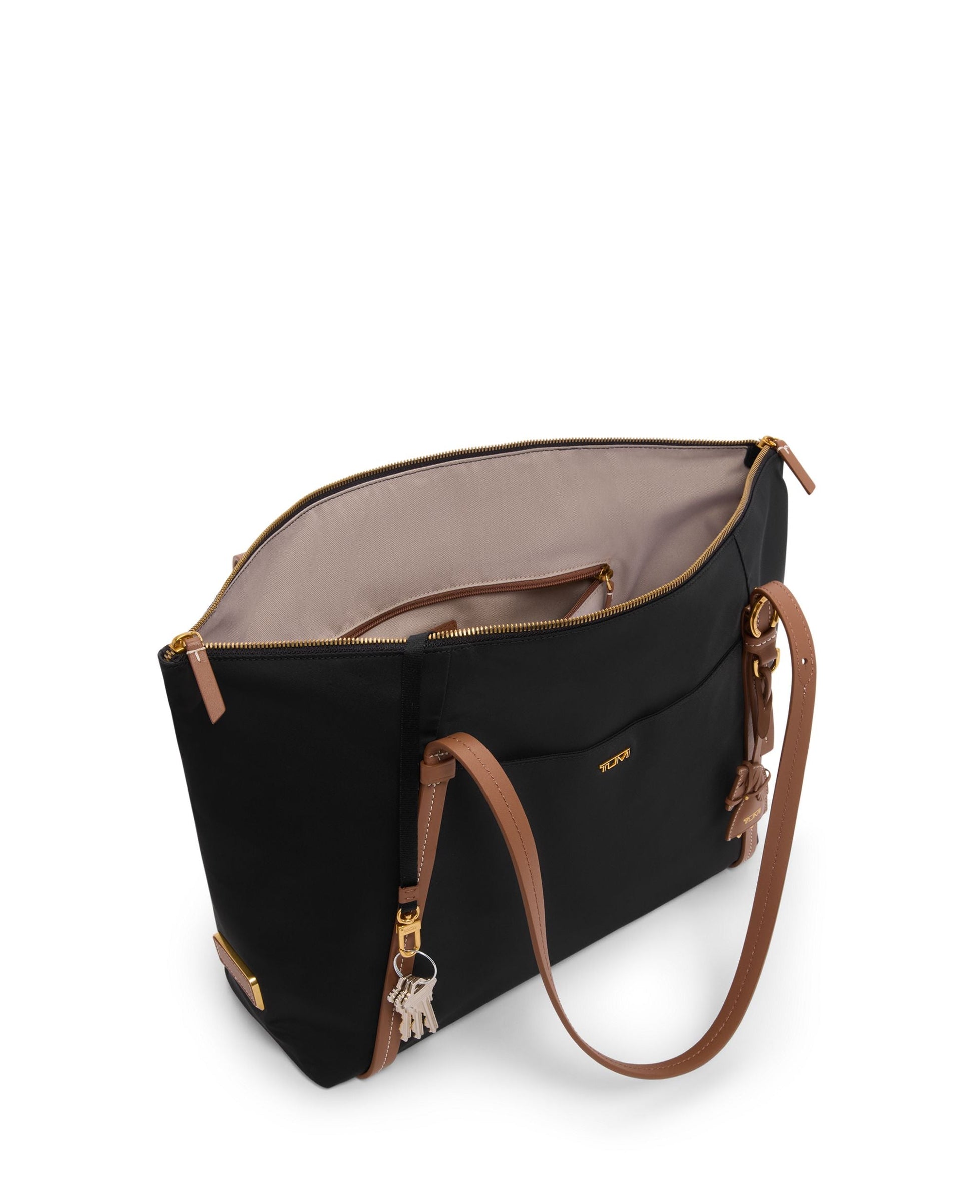 Tumi Tote Bag Black/Bridle Tumi Voyageur Q Tote