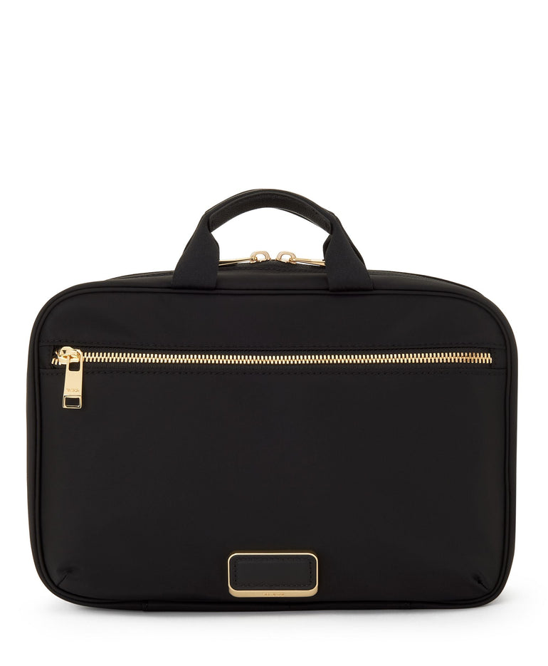 Tumi Travel Accessories Black/Gold Tumi Voyageur Madeline Cosmetic