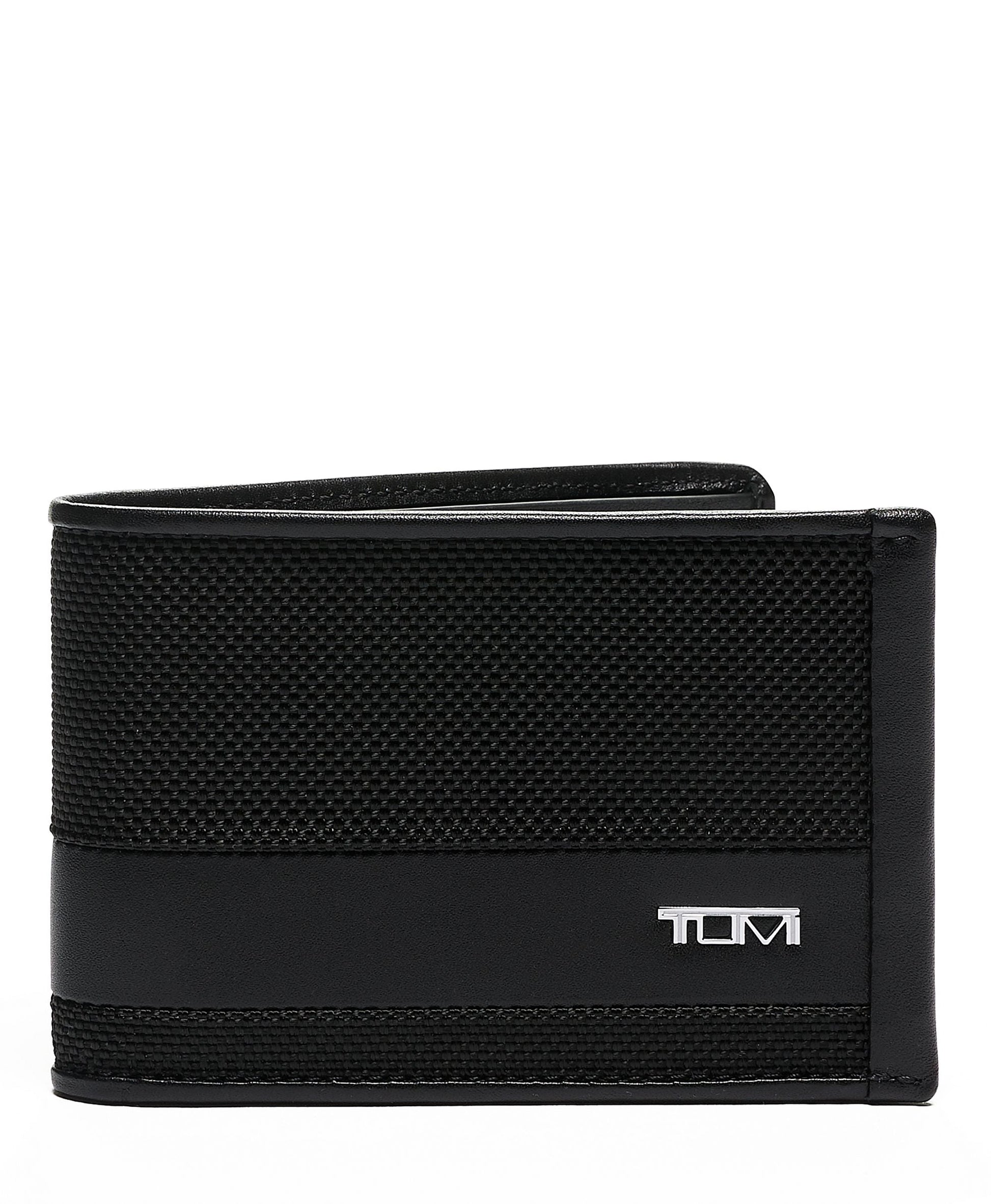 Tumi Wallets Black Tumi Alpha Slim Single Billfold