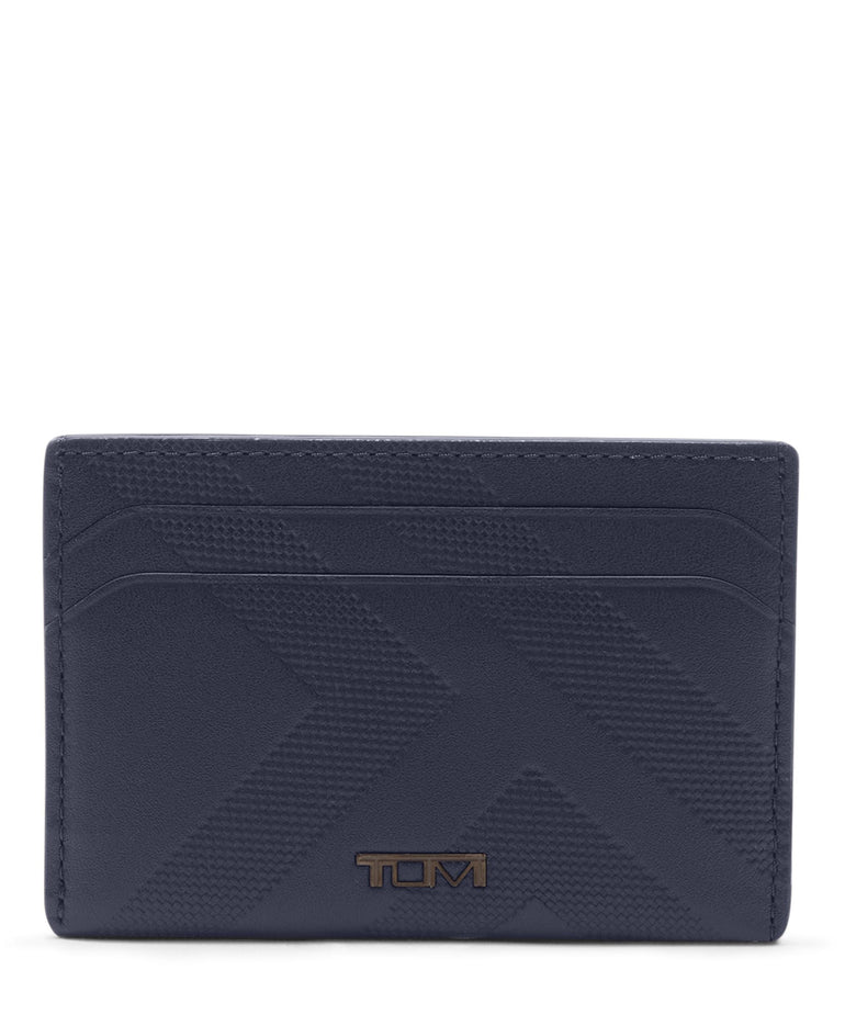 Tumi Wallets Navy T Tumi Nassau Slim Card Case - Navy T
