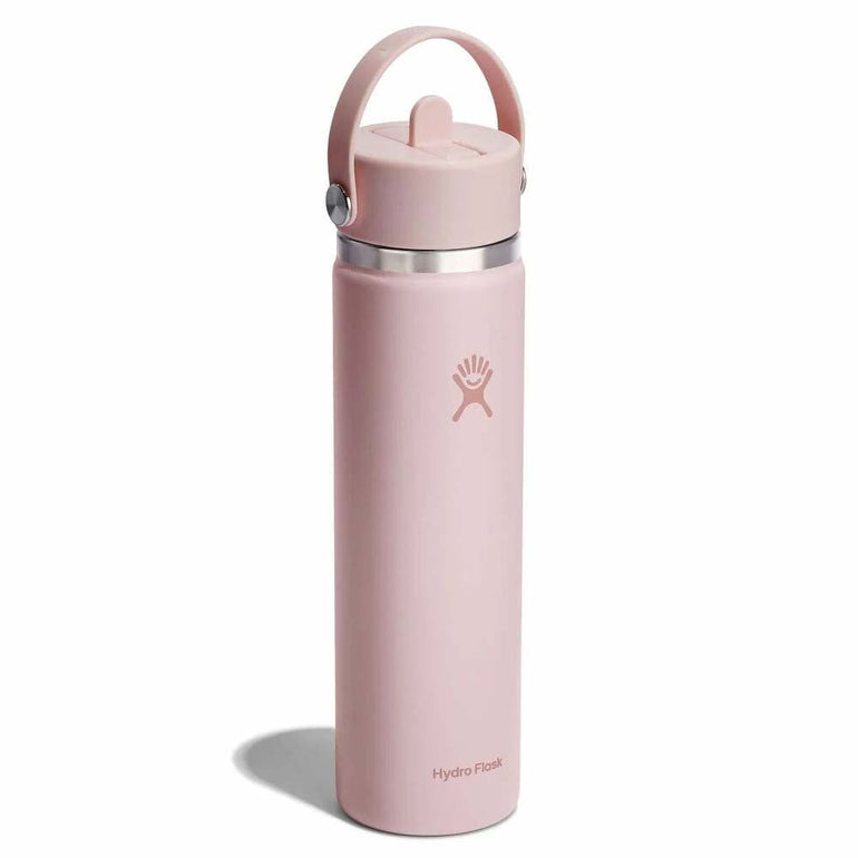 Hydro Flask 24oz Bouteille d'eau avec capuchon à paille flexible à large ouverture