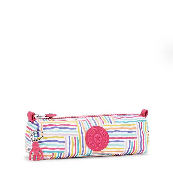 Kipling Freedom Printed Pencil Case - Candy Lines
