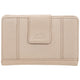 Mancini PEBBLE RFID Medium Clutch Wallet - Bone