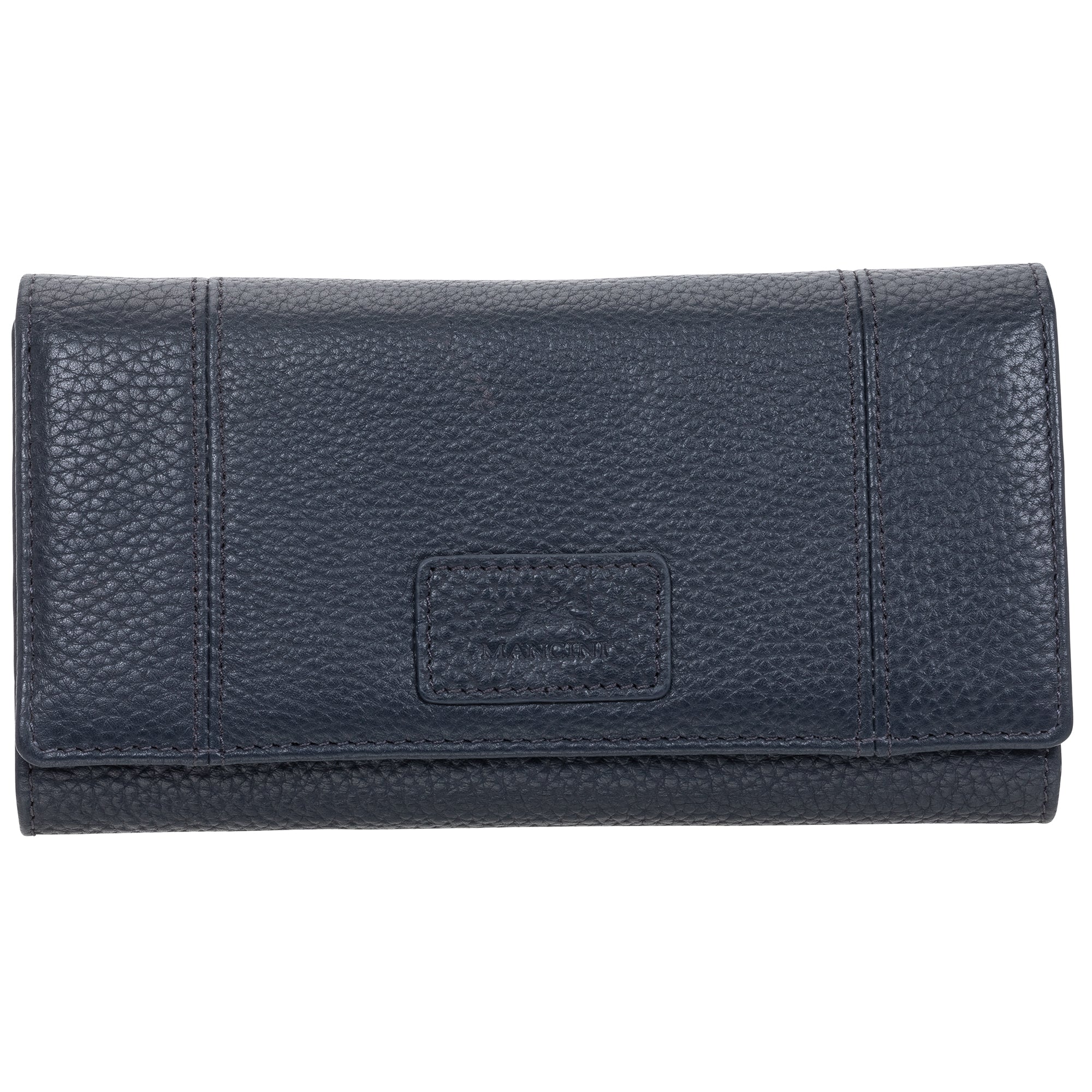 Mancini PEBBLE RFID Trifold Wallet - Navy