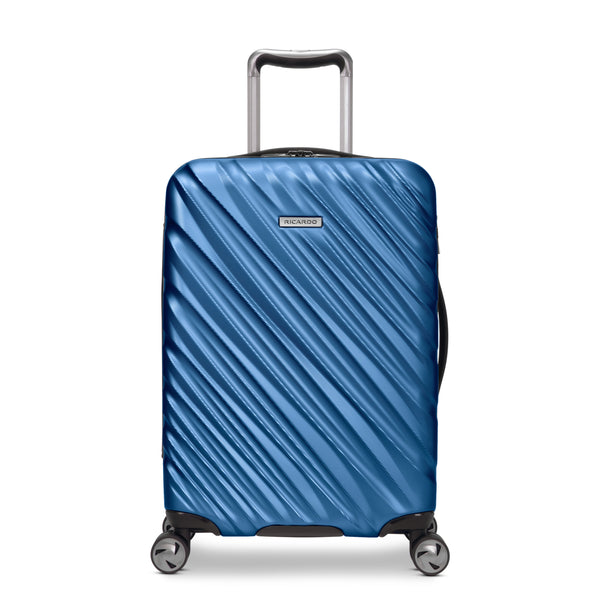 Ricardo Beverly Hills Mojave 2-Piece Expandable Luggage Set - Carry-On & Medium - Twilight Blue