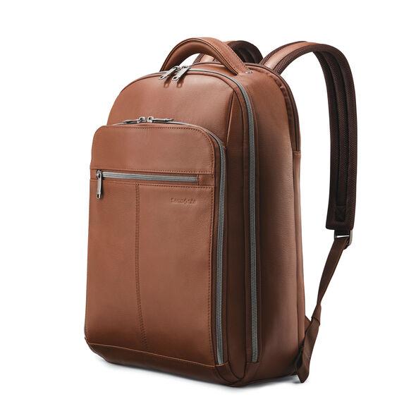 Samsonite Classic Leather Backpack - Cognac
