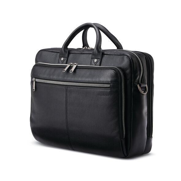 Samsonite Classic Leather Toploader - Black