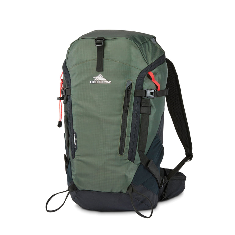 High Sierra Pathway 2.0 Frame Pack 45L Backpack - Forest Green/Black