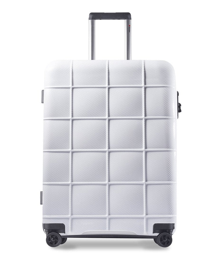 Echolac Square 24" Expandable Spinner Luggage - Silver