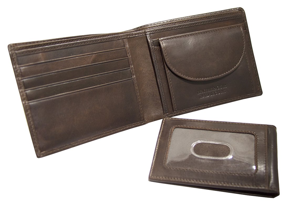 Mancini BOULDER Men's RFID Secure Wallet with Removable Passcase and Coin Pocket