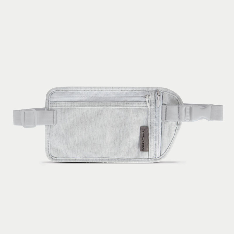 Travelon Undergarment 2 Pocket Waist Pouch - Gray