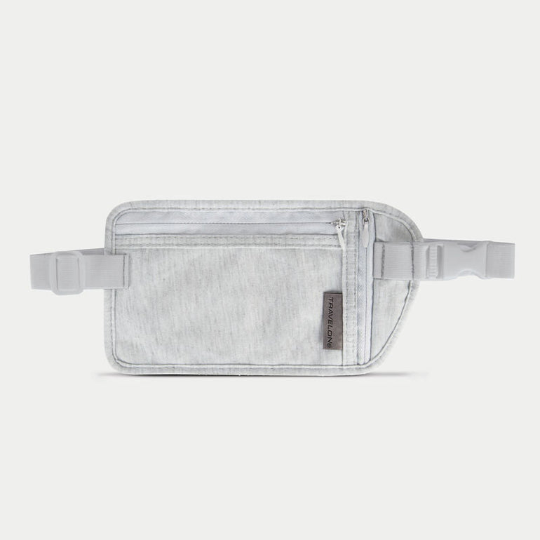 Travelon Undergarment 2 Pocket Waist Pouch - Gray