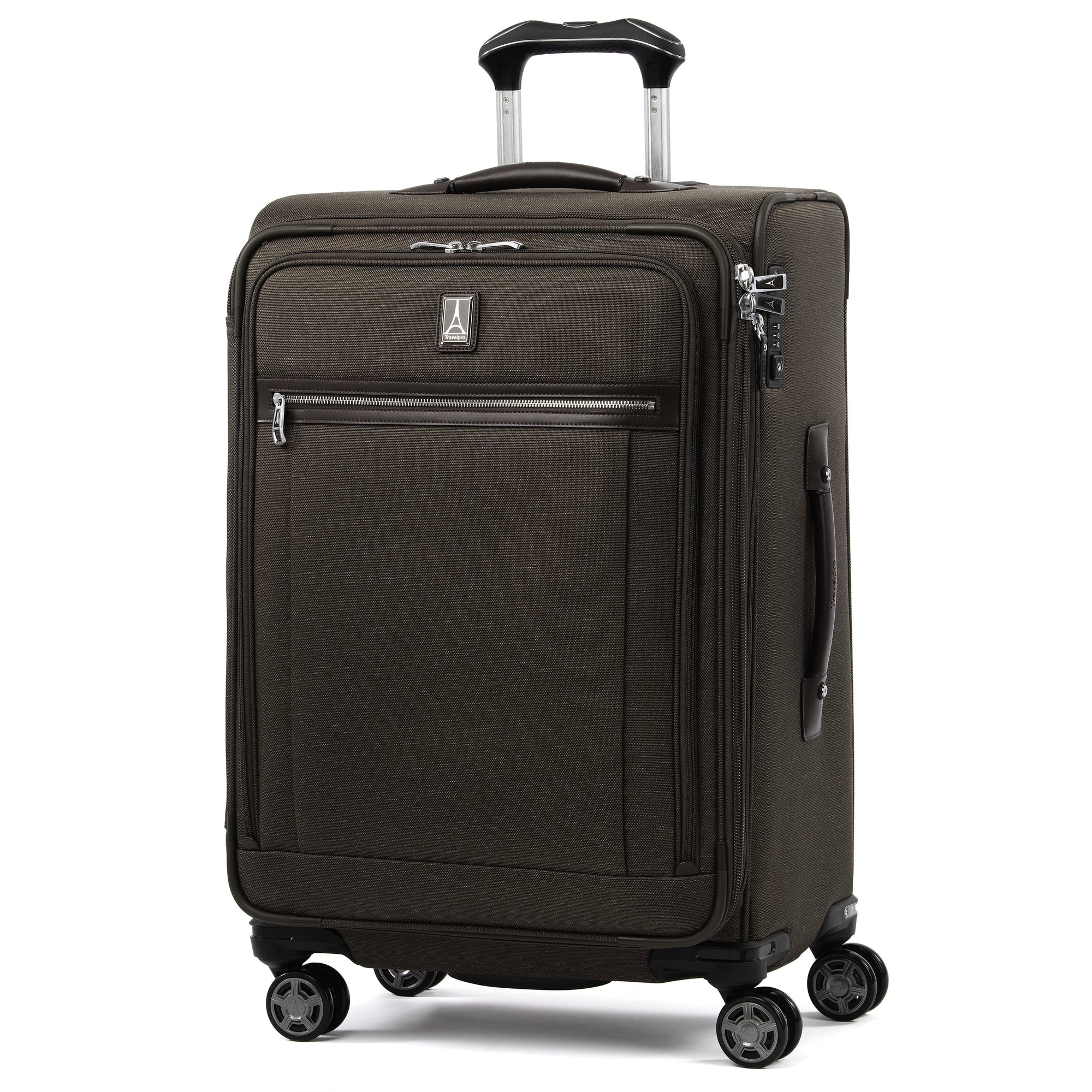 Travelpro Platinum Elite 25 Inch Expandable Spinner Luggage - Espresso