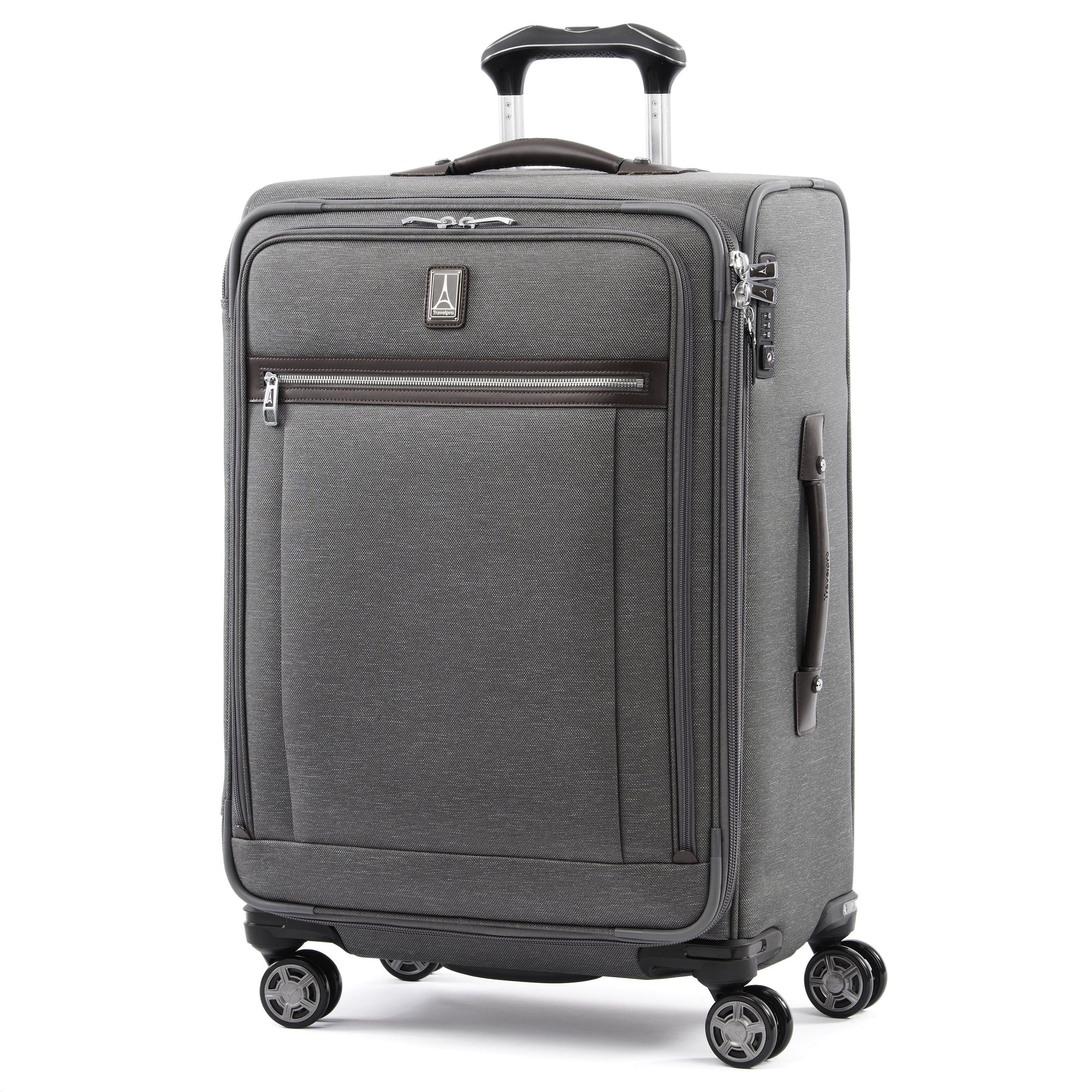 Travelpro Platinum Elite 25 Inch Expandable Spinner Luggage - Grey
