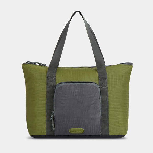 Travelon 5L Packable Insulated Lunch Tote - Olive/Gray