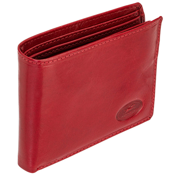 Mancini EQUESTRIAN-2 Men’s RFID Secure Center Wing Wallet with Coin Pocket