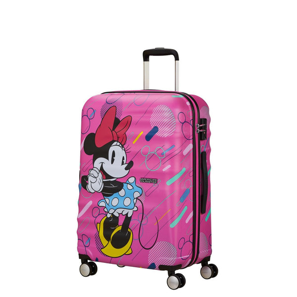 American Tourister Disney Wavebreaker Spinner Large Luggage - Minnie Future Pop
