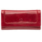 Mancini South Beach RFID Secure Quadruple Fold Wallet - Red