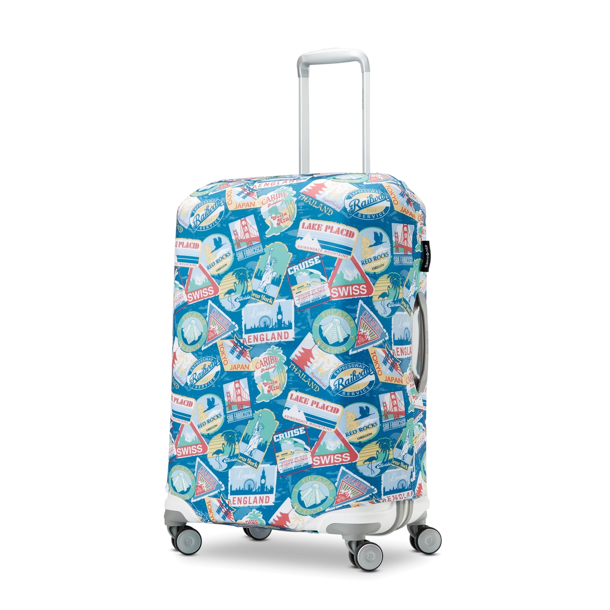Samsonite Printed Luggage Cover Medium - City Print