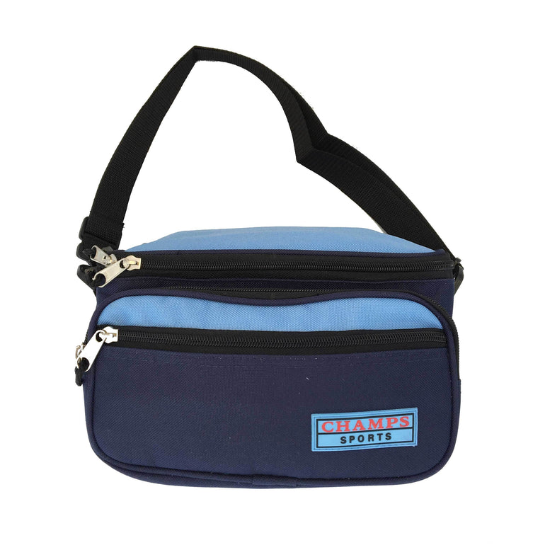 Navy / Baby Blue Lunch Bag