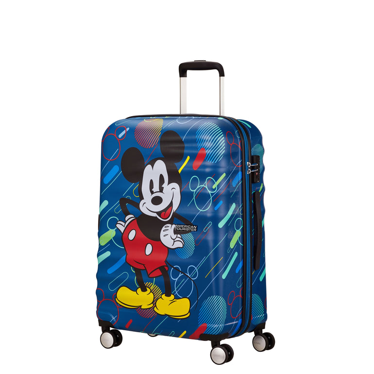 American Tourister Disney Wavebreaker Spinner Medium Luggage - Mickey Future Pop