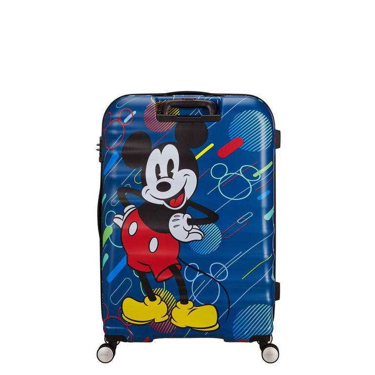 American Tourister Disney Wavebreaker Spinner Large Luggage - Mickey Future Pop
