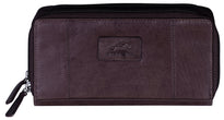 Mancini CASABLANCA Collection Ladies’ Double Zipper “Clutch” Wallet (RFID Secure)