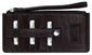 Mancini CASABLANCA Collection Ladies’ “ Wristlet” (RFID Secure) - Brown