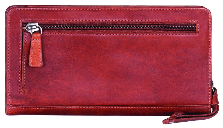 Mancini CASABLANCA Collection Ladies’ “Clutch” Wallet (RFID Secure)