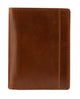 Mancini CASABLANCA Collection Men’s Unique Vertical Wing Wallet (RFID Secure) - Cognac