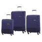 Samsonite Base Boost 3 Piece Nested Spinner Luggage Set - Blue