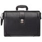 Mancini MILAN Luxurious Litigator Briefcase Pocket for 17.3” Laptop - Black