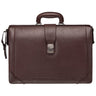 Mancini MILAN Luxurious Litigator Briefcase Pocket for 17.3” Laptop - Brown
