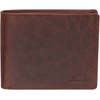 Mancini BUFFALO RFID Secure Wallet with Coin Pocket - Brown