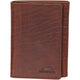 Mancini BUFFALO RFID Secure Trifold Wallet - Brown