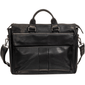 Mancini BUFFALO Single Compartment Briefcase with RFID Secure Pocket for 15.6” Laptop / Tablet - Black