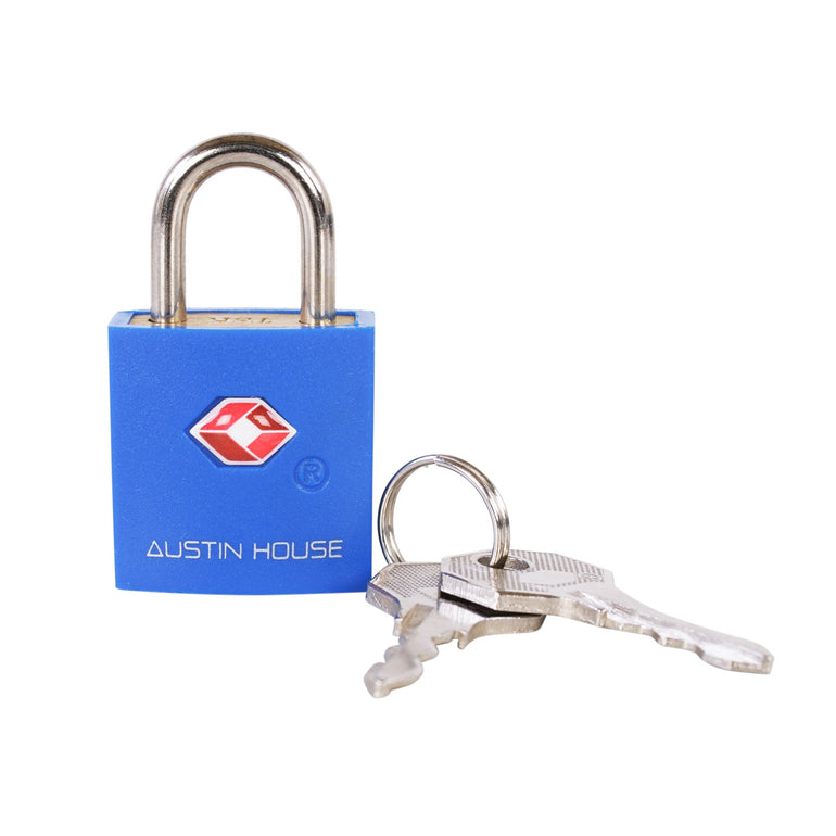 Austin House TSA Padlock With Keys