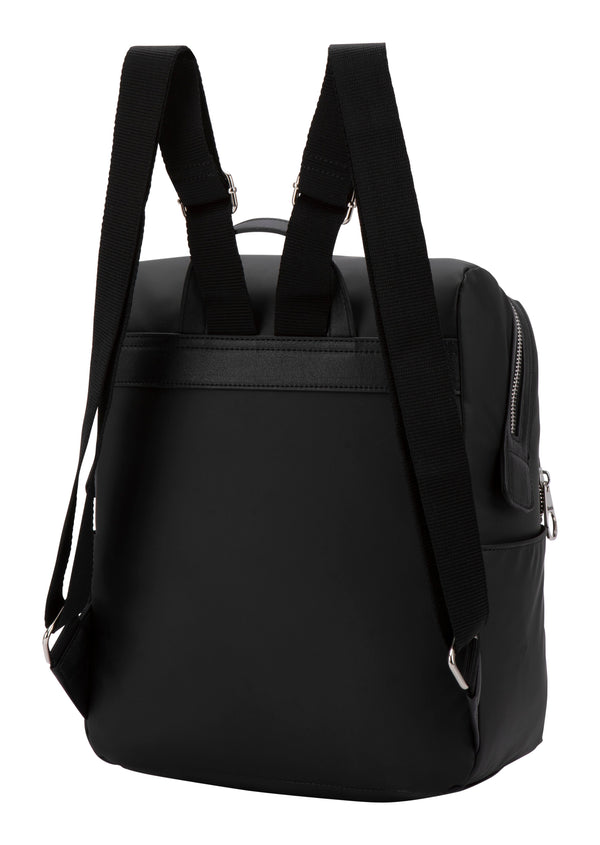 Bench Geneva Coated Poly Backpack With 2 Side Pockets