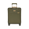 Briggs & Riley NEW Baseline Global Carry-On Spinner Luggage - Olive