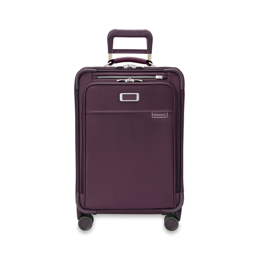 Briggs & Riley NEW Baseline Essential Carry-On Spinner Luggage - Limited Edition: Plum