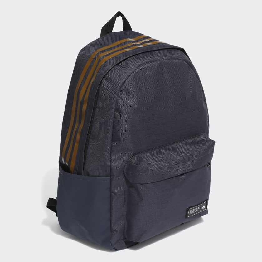 Adidas Classic 3-Stripes Backpack - Shadow Navy/Bronze Strata/Black