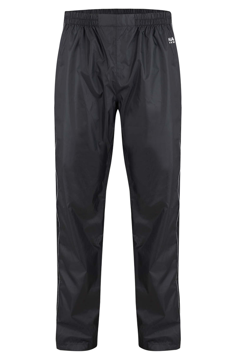 Mac In A Sac Full Zip 2 Packable Overtrouser - Black