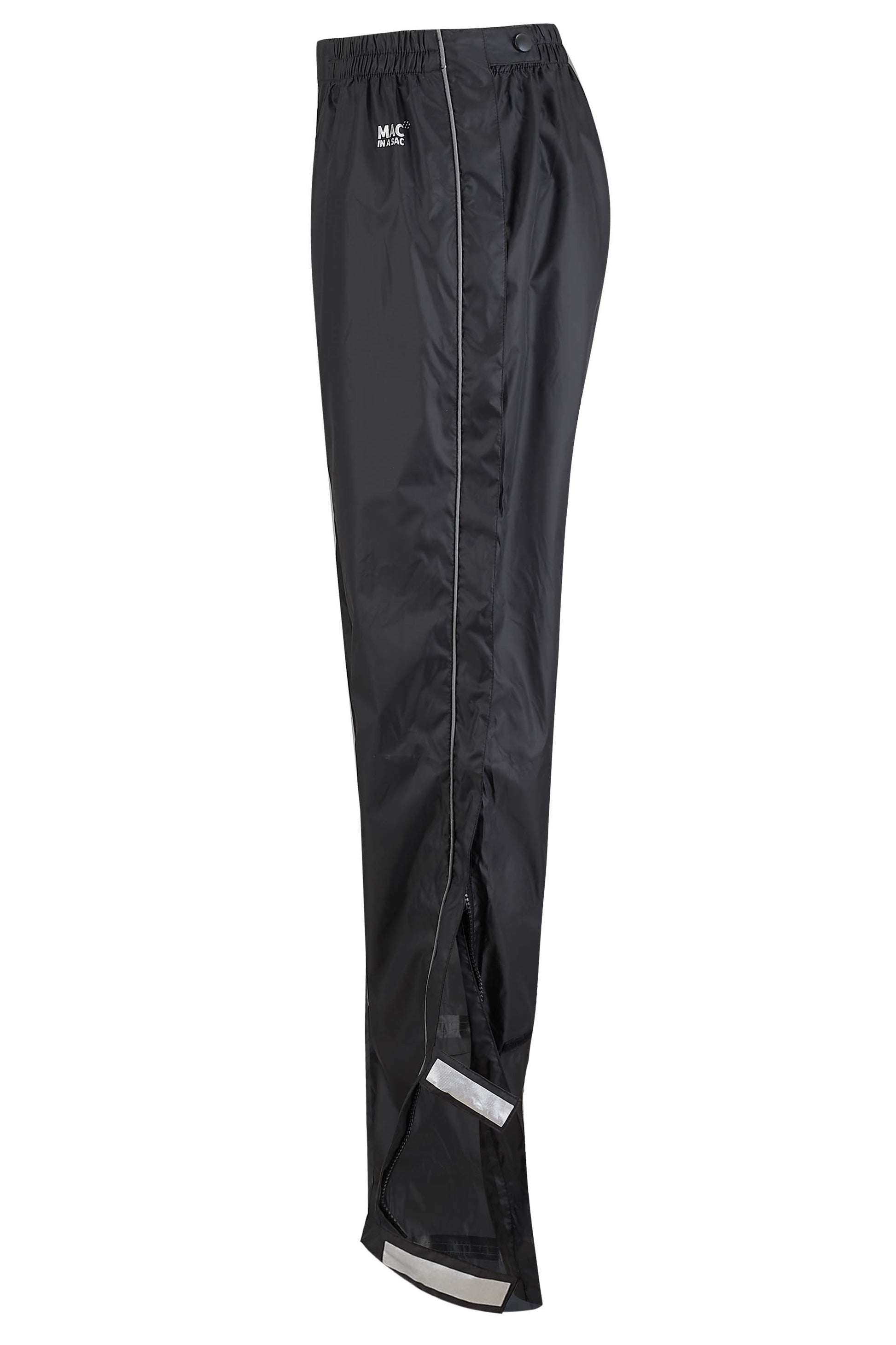 Mac In A Sac Full Zip 2 Packable Overtrouser - Black