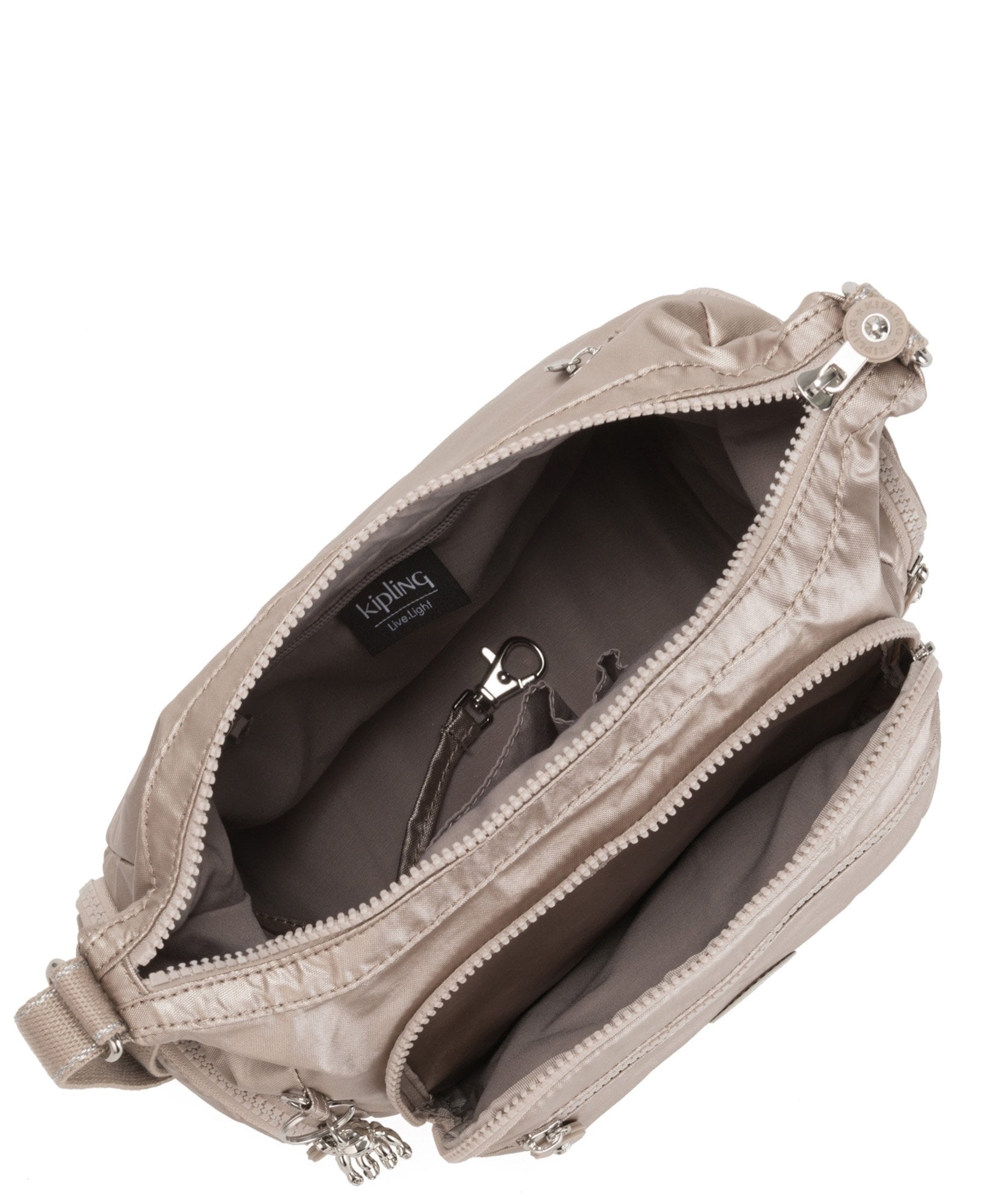 Kipling Gabbie Small Metallic Crossbody Bag - Metallic Glow