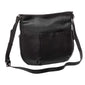 Mancini Pebbled Katherine Leather Shoulder Bag