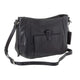 Mancini Pebbled Sophia Leather Crossbody Bag