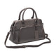 Mancini Pebbled Jennifer Leather Satchel Bag