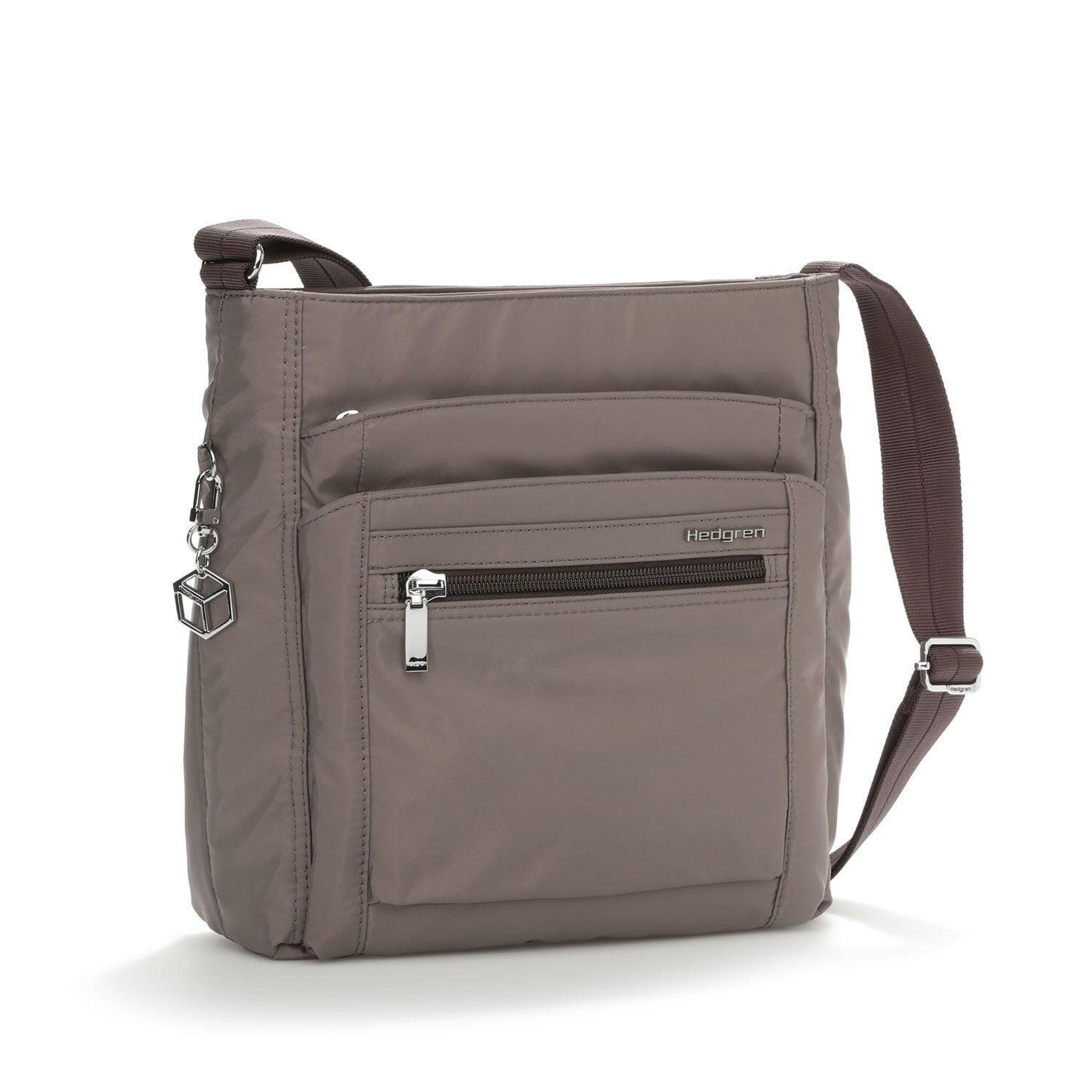 Hedgren Inner City Crossbody with RFID Blocking Pouch - Sepia/Brown