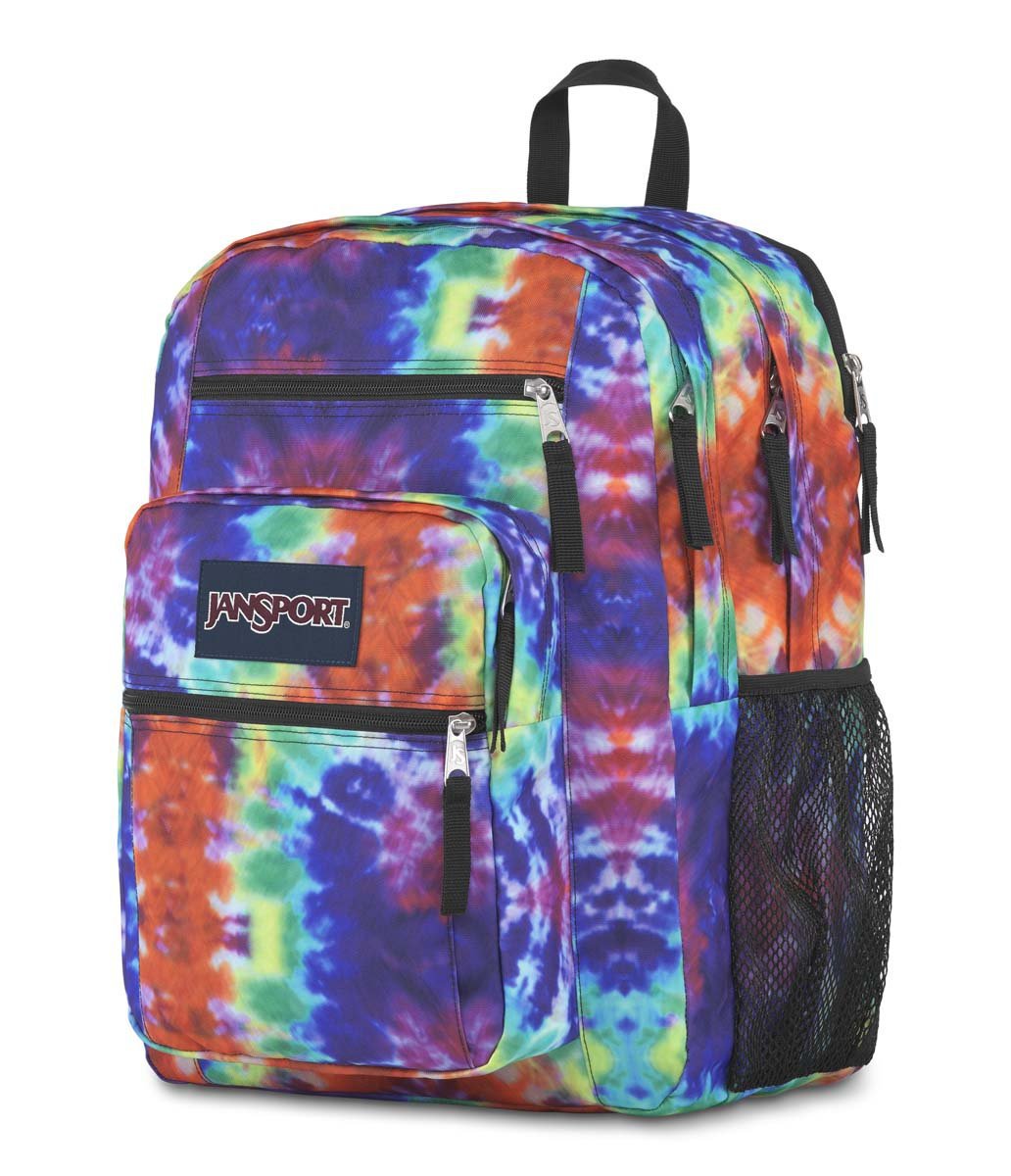 JanSport Big Student 2.0 Backpack - Red/Multi Hippie Days