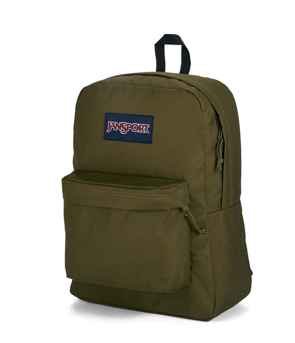 JanSport SuperBreak Plus Laptop Backpack - Army Green
